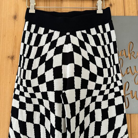 Daydreamer Eclipse Wave Checkered Pant Size Large - Picture 7 of 9
